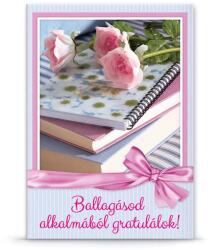 Ars Una ballagási extra borítékos lap virággal Gratuláló felirattal F (30064089)