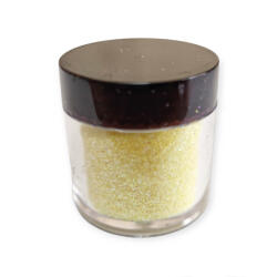  Csillámpor 10ml tégelyben - Pasztell sárga