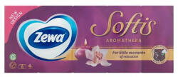 Zewa Papír zsebkendő, 4 rétegű, 10x9 db, ZEWA "Softis", aromatherapia (KHHZ11) - bestoffice