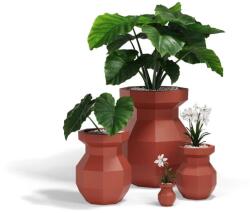 Vondom Ghiveci plante design decorativ modern exterior/interior ORIGAMI Yuri 53x53x80cm (44204R VD)