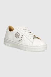 Philipp Plein bőr sportcipő Lo-Top Arrow Force fehér, WSC2751 PLE005N 0101 - fehér Női 37
