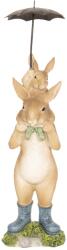 Clayre & Eef Figurina Iepurasi Paste polirasina maro 8x7x25 cm (6PR2599deco)