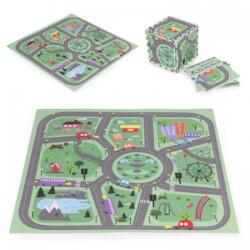 ECOTOYS Salteluta de joaca pentru copii 90.5 x 90.5 x 1 cm ecoeva021 - orasel