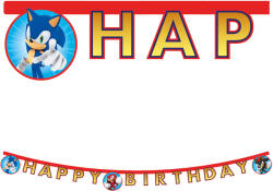 Procos Banner Happy Birthday - Sonic