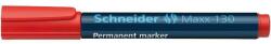 Schneider Маркер перманентен Schneider Maxx 130, Объл връх, 3 мм, Червен