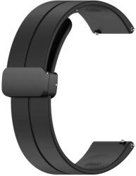 Ricardo Curea din silicon Ricardo 22mm (pentru Huawei Watch GT 4, 5), negru, eliberare rapidă