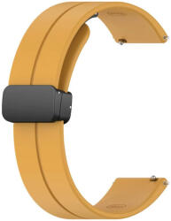 Ricardo Curea din silicon Ricardo 22mm (pentru Huawei Watch GT 4, 5), galbenă, eliberare rapidă