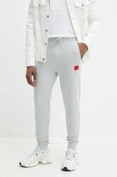 HUGO BOSS pamut melegítőnadrág szürke, melange, 50447963 - szürke XXL