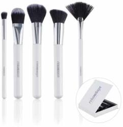 Relaxdays Set pensule machiaj DeLuxe, 5 piese in cutie, Relaxdays (RLX-827859)