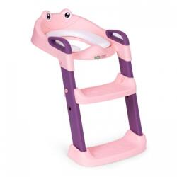 Ecotoys Reductor toaleta cu scara pentru copii, Roz, Ecotoys PP8001 Olita