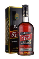Santiago de Cuba 12 Yr Extra Anejo Rum 40% 0, 7l