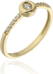 Gold rings AU84192 - 14 karátos női arany eljegyzési gyűrű Méret: 53 (AU84192)