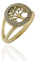 Gold rings AU84183 - 14 karátos női arany eljegyzési gyűrű Méret: 55 (AU84183)