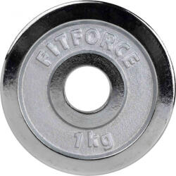 Fitforce Súlytárcsa 1KG KRÓM 30MM Súlytárcsa