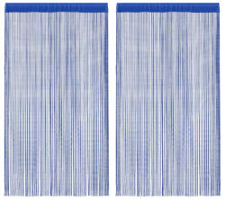 vidaXL 2 db kék zsinórfüggöny 140 x 250 cm (132407) - valora