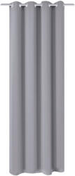 vidaXL szürke sötétítőfüggöny fém fűzőlyukakkal 270 x 245 cm (132206) - valora
