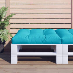 vidaXL türkizkék szövet raklappárna 70x70x12 cm (360490)