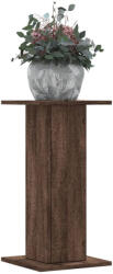 vidaXL 2 db barna tölgy szerelt fa növénytartó állvány 30 x 30 x 60 cm (3307861) - valora