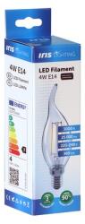Iris Lighting Filament Bulb Longtip E14 FLCT35 4W/3000K/360lm aranyszínű gyertya LED fényforrás (ILBLE14FLCT354W3000K) - oneclick