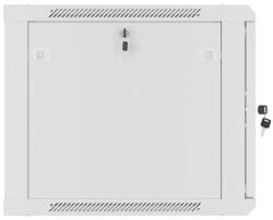 Lanberg 19 fali rack szekrény 9U/600X600 lapraszerelt, szürke V2 (WF01-6609-10S)