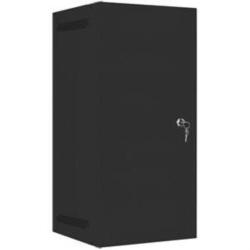 Lanberg 10 fali rack szekrény 6U/280X310, üvegajtó, lapraszerelt, fekete (WF10-2306-10B)