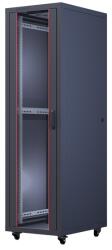 Formrack 16U Cosmoline 600x800 19 szabadon álló rack szekrény - RAL9005 fekete (CSM-16U6080)