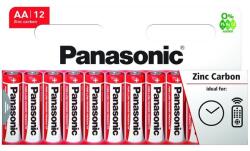 Panasonic Red Zinc AA ceruza 1.5V cink-mangán tartós elem 12db/csomag (R6RZ/12HH) - oneclick