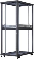 Formrack 36U Server 800x1200 mm 19 szerver rack szekrény - RAL9005 fekete (SC-36U80120)