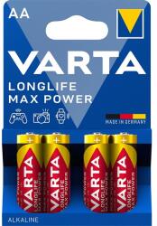 VARTA 4706101404 Max Tech AA alkáli ceruza elem 4db/bliszter (4706101404)