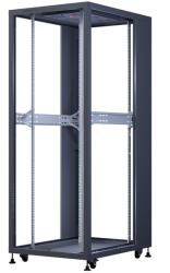Formrack 26U Cosmoline 800x1000 19 szabadon álló rack szekrény - RAL9005 fekete (CSM-26U80100)