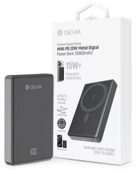 DEVIA ST107939 Extreme Speed Series Mini Metal Digital PD 20W 10.000 mAh szürke powerbank (ST107939) - oneclick