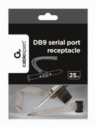Gembird DB9 Serial Port Receptacle on Bracket (CCDB9RECEPTACLE) - cyberdepo