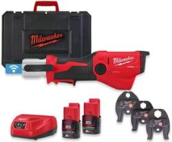 Milwaukee M12ONEHPT-202CV-SET akkus csőprés Compact | 12 V | 35 - 40 mm | 19 kN | Szénkefementes | 2 x 2 Ah akku + töltő | Kofferben (4933481034)
