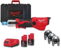 Milwaukee M12ONEHPT-202C akkus csőprés Compact | 12 V | 35 - 40 mm | 19 kN | Szénkefementes | 2 x 2 Ah akku + töltő | Kofferben (4933481038)