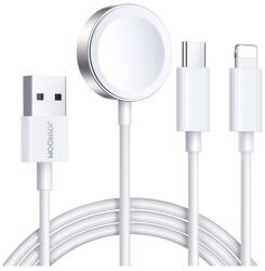 JOYROOM S-IW008 WHITE 1, 2m USB - Lightning/Type-C/Apple Watch fehér töltőkábel (S-IW008 WHITE)