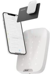 Ajax Systems Keypad Plus WH fehér proxy olvasós vezetéknélküli kezelő (AJAX_26078) (AJAX_26078)