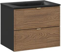 Comad Set dulap Comad Talia Casella TALIA CASELLA 82-60-46-2S, lavoar Comad Sky SKY 1 BLACK MATT 60 DP ( E-8099-60 ) (SETTC60CMUMSKY1BM)