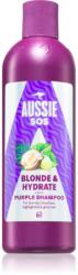 Aussie SOS Blonde & Hydrate sampon tonifiant cu violete pentru par blond 300 ml