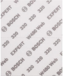 Bosch EXPERT W480 kézi csiszolóháló, G320 2 db 115x140, G320 2 db mosható (2608902384)