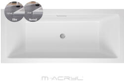 M-Acryl Kád, M-Acryl Sabina Pro Slim 180x80 + LÁB - mozaikkeramia