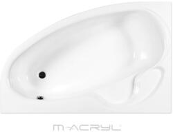 M-Acryl Hidromasszázs kád, M-Acryl Daria 170x110 Wellness 22 fúvókás elektronikus - mozaikkeramia
