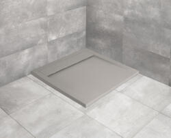 Radaway Zuhanytálca, Radaway Teos C szögletes lapos zuhanytálca 80x80 cemento, ajándék szifonnal - mozaikkeramia