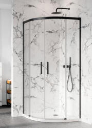 Radaway Zuhanykabin, Radaway Idea Black PDD 80x90 - mozaikkeramia