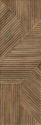 Paradyz Csempe, Paradyz Woodskin Brown STRUCTURE A 29, 8x89, 8 - mozaikkeramia