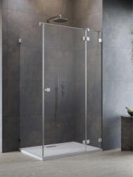 Radaway Zuhanykabin, Radaway Essenza Pro Brushed Nickel KDJ szögletes zuhanykabin 120x80 átlátszó balos - mozaikkeramia