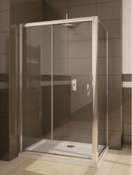 Radaway Zuhanykabin, Radaway Premium Plus DWJ+S szögletes zuhanykabin 95x80 átlátszó - mozaikkeramia