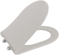 SAPHO WC tető, Sapho Avva slim wc ülőke, soft-close, matt latte 100787-114 - mozaikkeramia