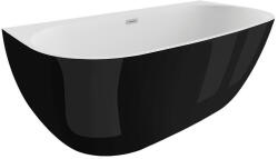 M-Acryl Kád, M-Acryl Avalon Akril Kád 170x80cm Fekete Előlappal - mozaikkeramia