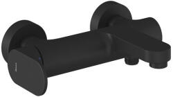 RAVAK Kádtöltő csaptelep, Ravak Eleganta EL 022.20BLM Fali kád csaptelep zuhanyszett nélkül, Black Matt - mozaikkeramia