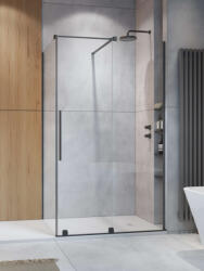 Radaway Zuhanykabin, Radaway Furo Brushed GunMetal KDJ szögletes zuhanykabin 160x80 átlátszó balos - mozaikkeramia